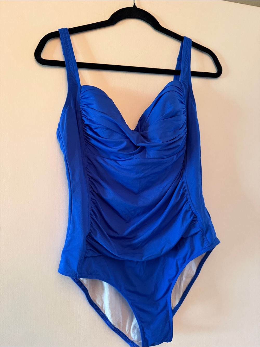 Sculpting One-Piece Swimsuit in Cobalt Blue